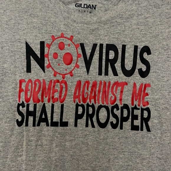 WOMEN’S CORONAVIRUS TEE : SIZE SMALL - Picture 2 of 3